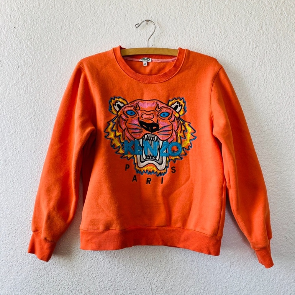 KENZO Paris embroidered tiger sweatshirt
